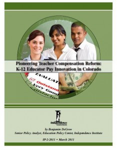 Teacher Compensation Reform Cover